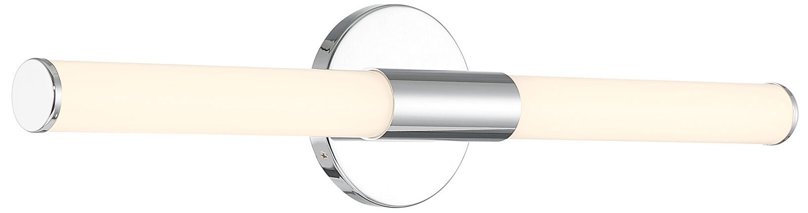 Image 4 Connor 24" Mini Tube LED Cylinder Vanity Light in Chrome more views