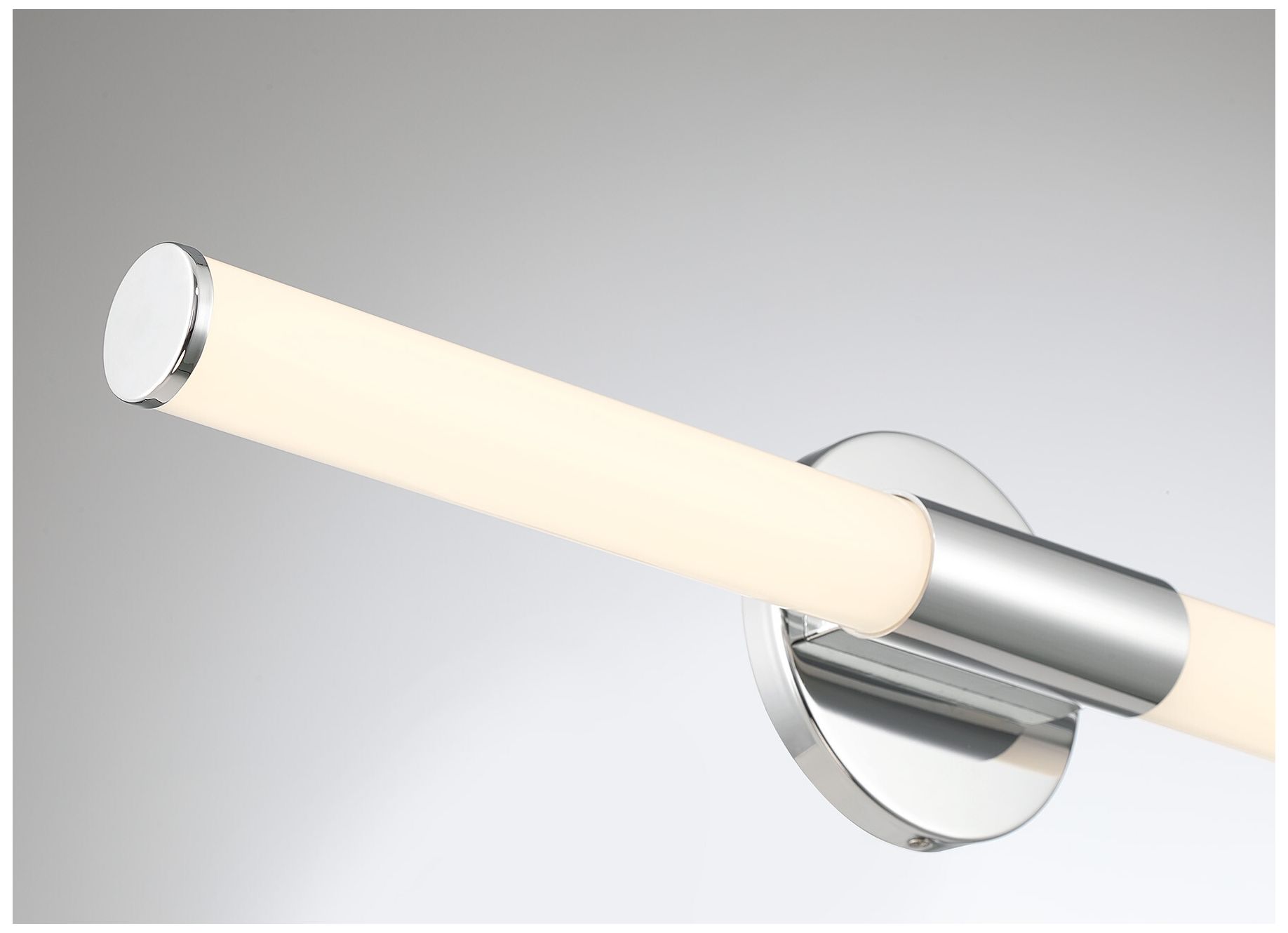 Image 6 Connor 24" Mini Tube LED Cylinder Vanity Light in Chrome more views