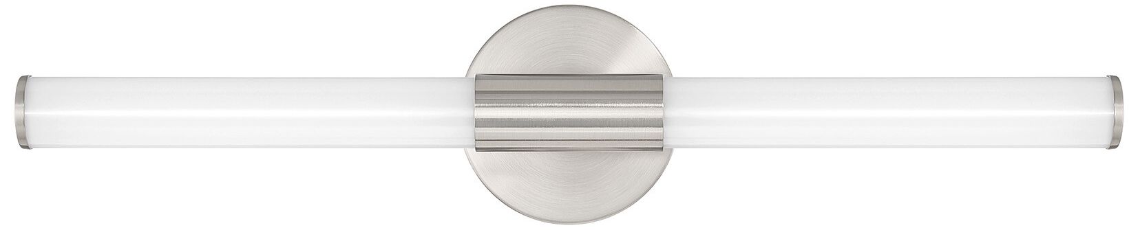 Image 2 Connor 24" Mini Tube LED Cylinder Vanity Light in Satin Nickel more views
