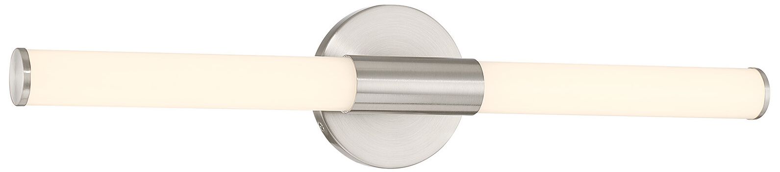 Image 3 Connor 24" Mini Tube LED Cylinder Vanity Light in Satin Nickel more views