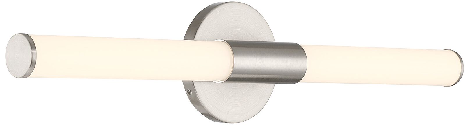 Image 4 Connor 24" Mini Tube LED Cylinder Vanity Light in Satin Nickel more views