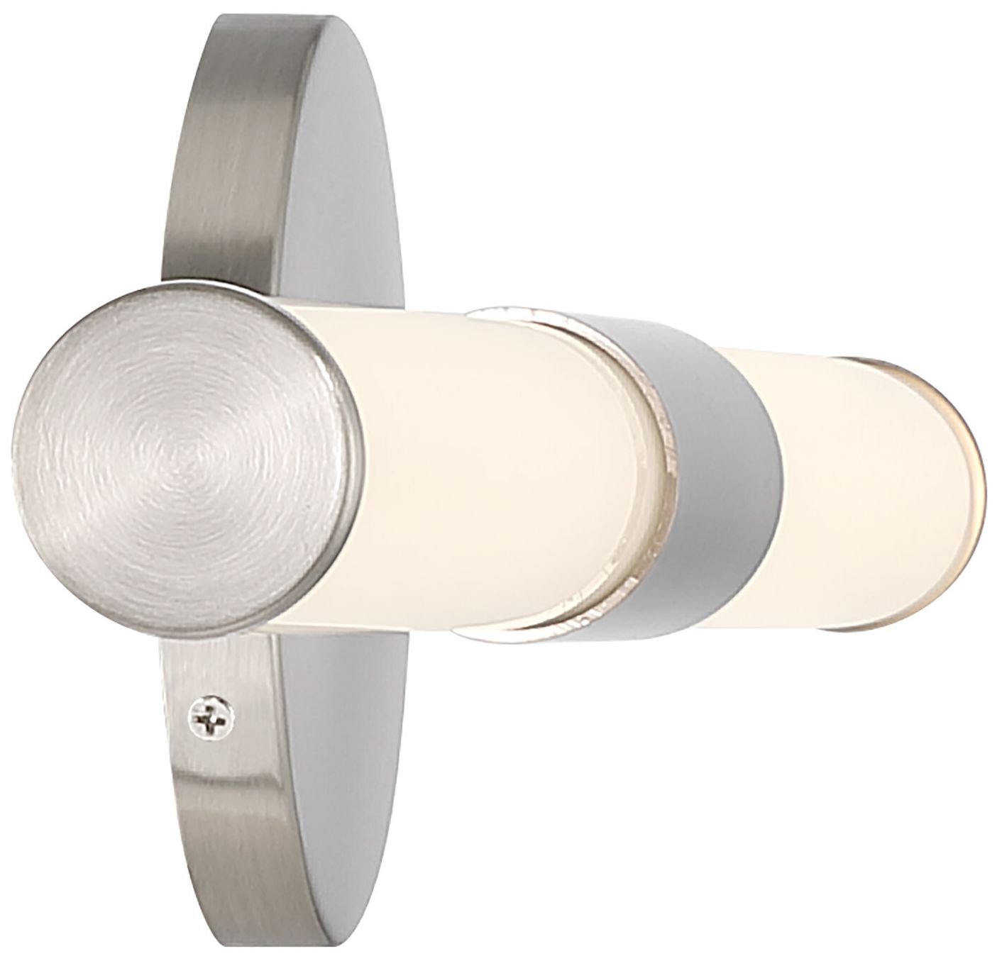 Image 5 Connor 24" Mini Tube LED Cylinder Vanity Light in Satin Nickel more views