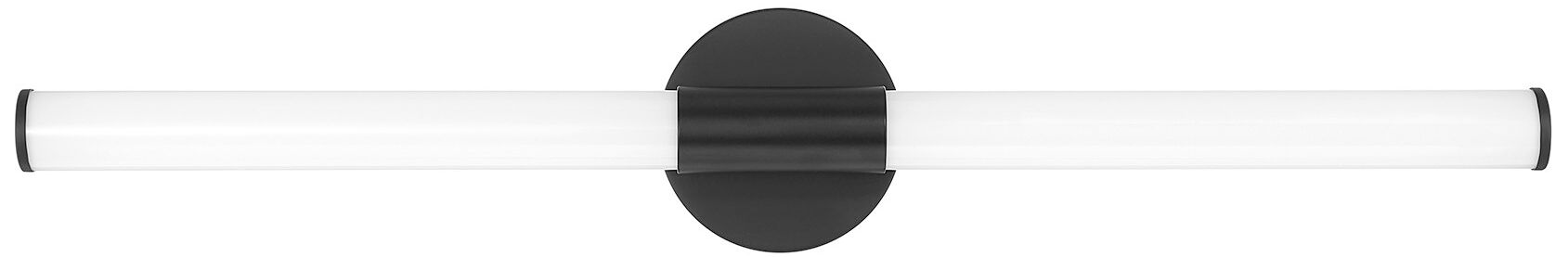 Image 2 Connor 30" Mini Tube LED Cylinder Vanity Light in Black more views