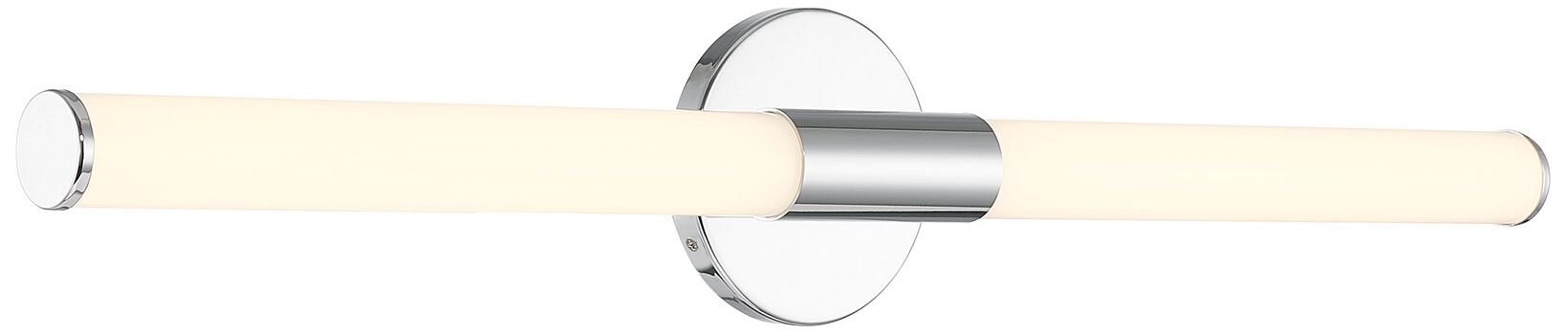 Image 4 Connor 30" Mini Tube LED Cylinder Vanity Light in Chrome more views
