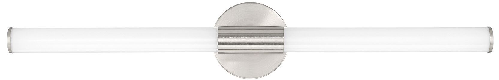 Image 2 Connor 30" Mini Tube LED Cylinder Vanity Light in Satin Nickel more views