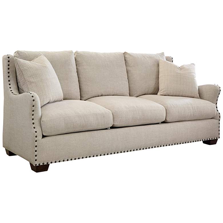 Image 1 Connor Belgian Linen 3-Seat Sofa