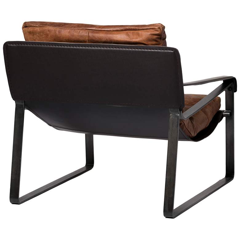 Image 4 Connor Club Chair Open Road Brown Leather more views