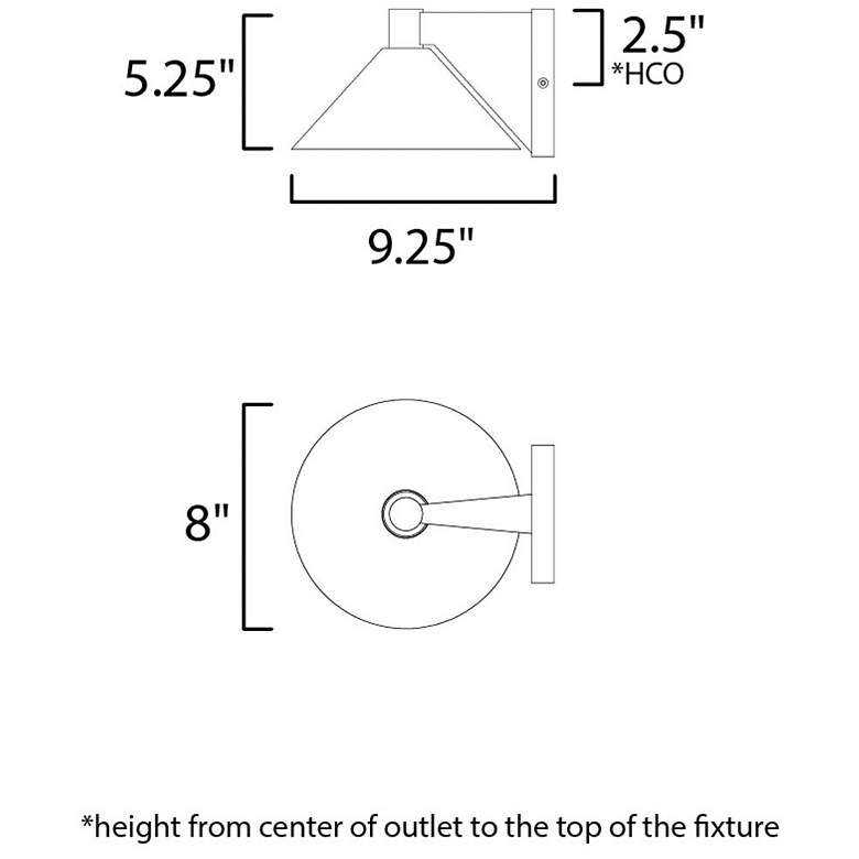 Image 5 Conoid LED-Outdoor Wall Mount more views