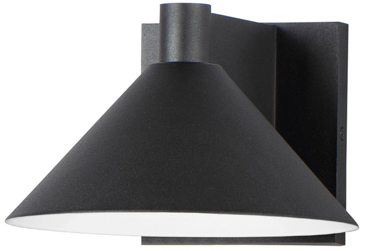 Conoid Medium LED Outdoor Wall Sconce Black