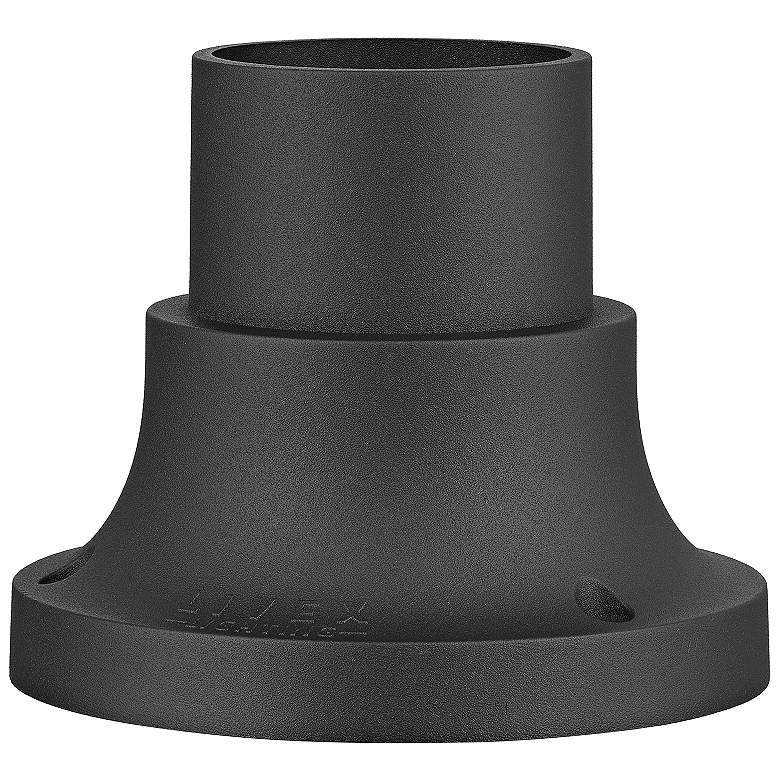Image 2 Conover 4 1/2"H Textured Black Outdoor Pier Mount Adapter