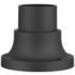 Conover 4 1/2"H Textured Black Outdoor Pier Mount Adapter