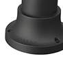 5_Conover 4 1/2"H Textured Black Outdoor Pier Mount Adapter more views