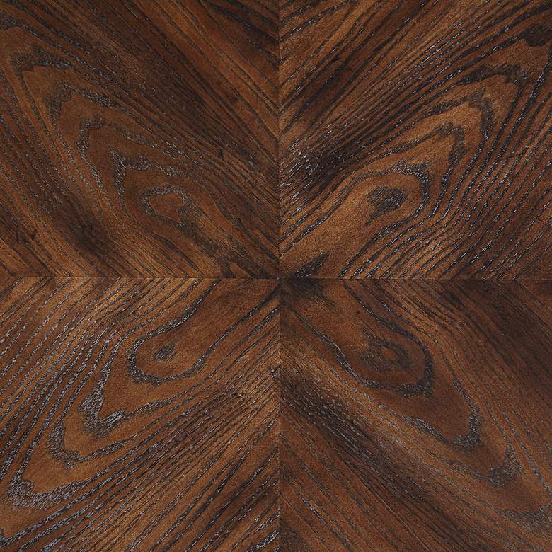 Image 4 Conrad 48" Wide Dark Brown Wood Round Dining Table more views