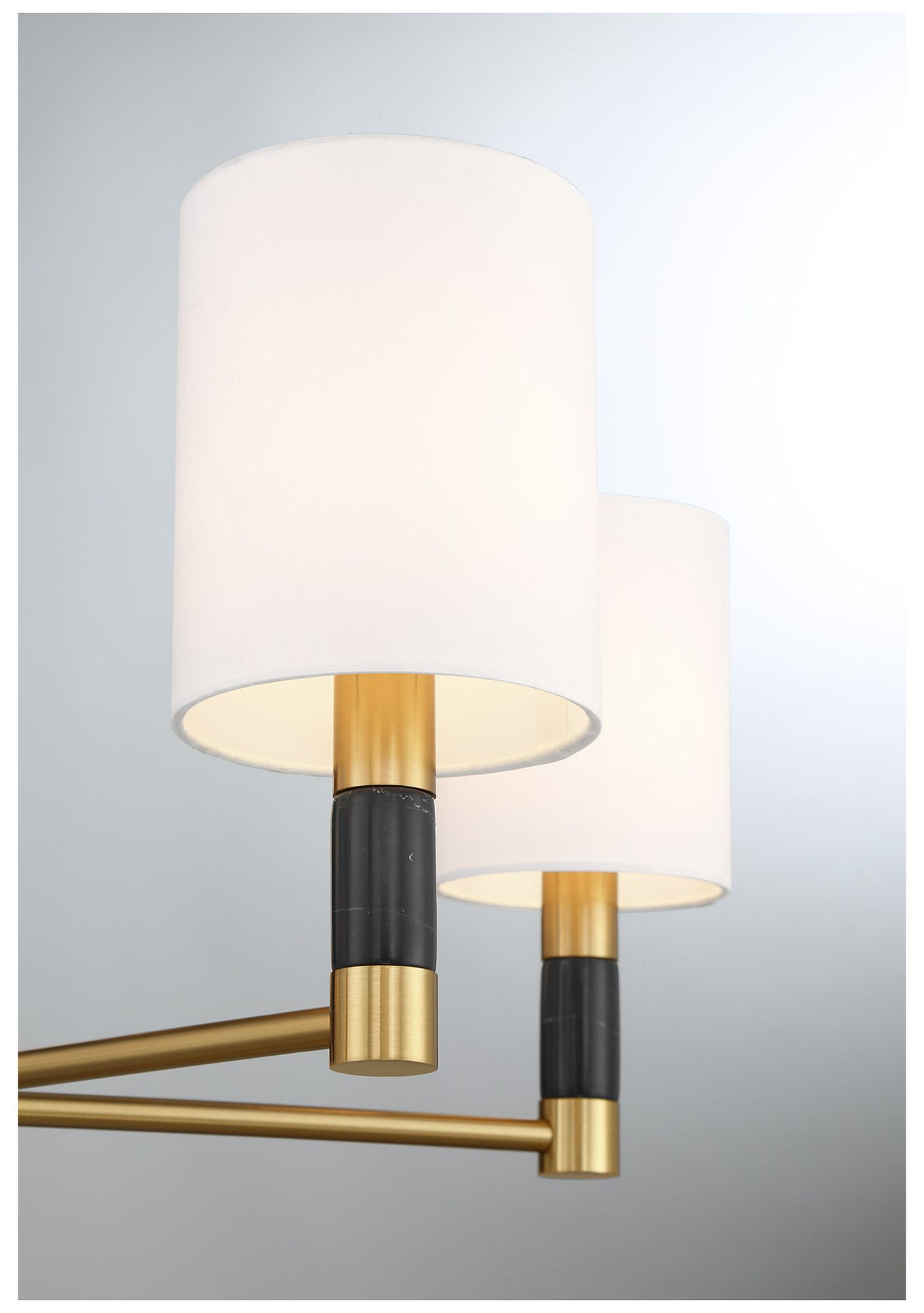 Conrad 5-Light Chandelier in Warm Brass