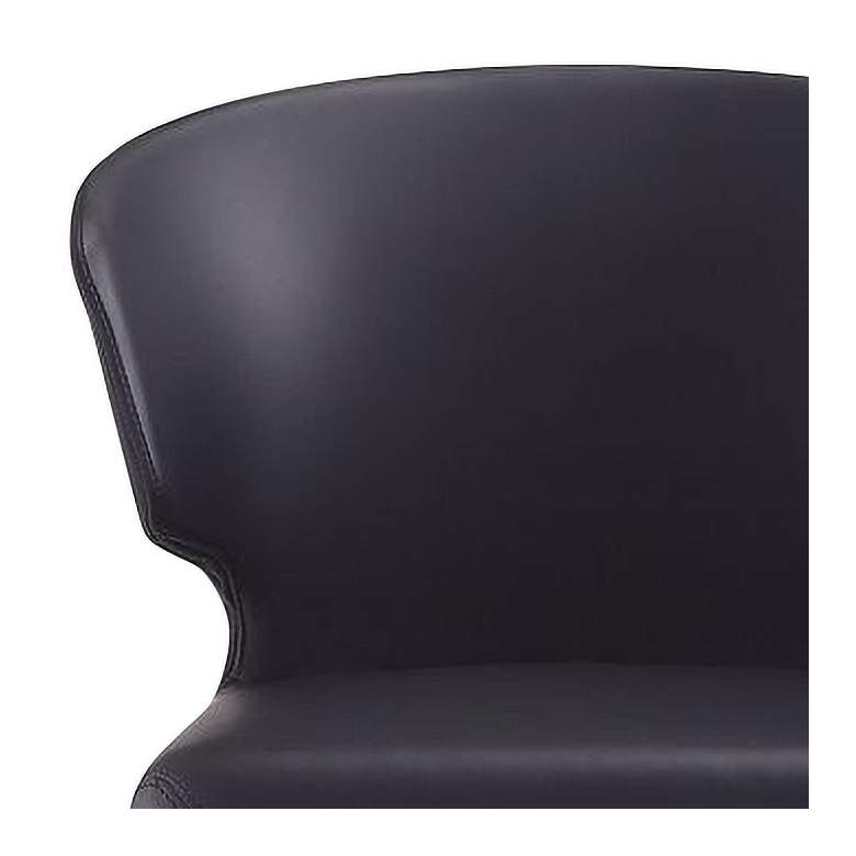 Image 2 Conrad Black Faux Leather Dining Chair (Set of 2) more views