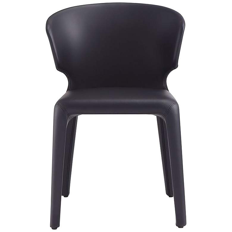 Image 4 Conrad Black Faux Leather Dining Chair (Set of 2) more views