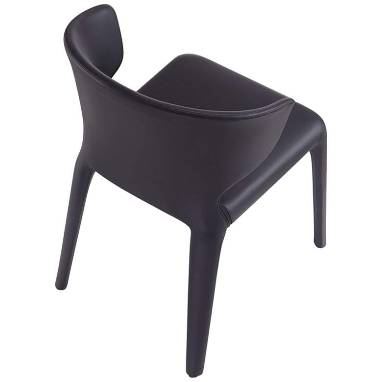 Image 7 Conrad Black Faux Leather Dining Chair (Set of 2) more views