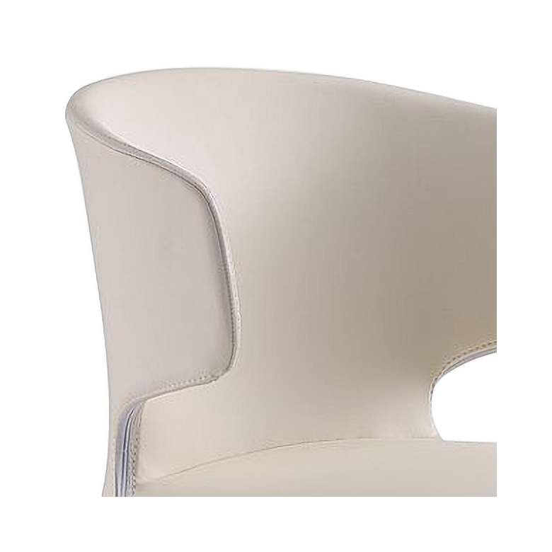 Image 2 Conrad Cream Faux Leather Dining Chair (Set of 2) more views