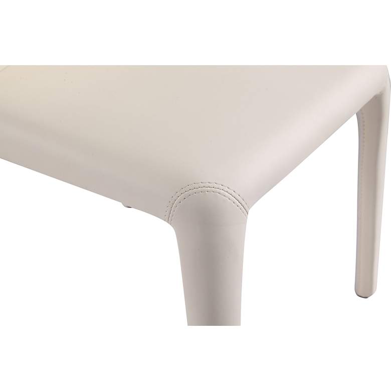 Image 3 Conrad Cream Faux Leather Dining Chair (Set of 2) more views