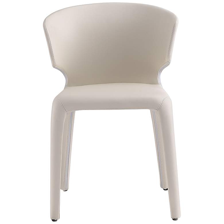 Image 5 Conrad Cream Faux Leather Dining Chair (Set of 2) more views
