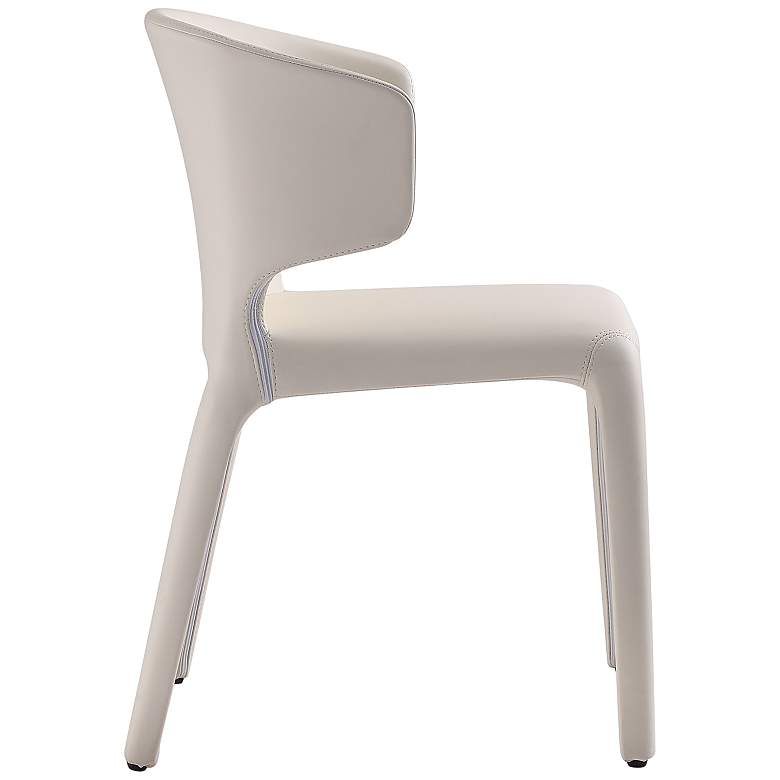 Image 7 Conrad Cream Faux Leather Dining Chair (Set of 2) more views