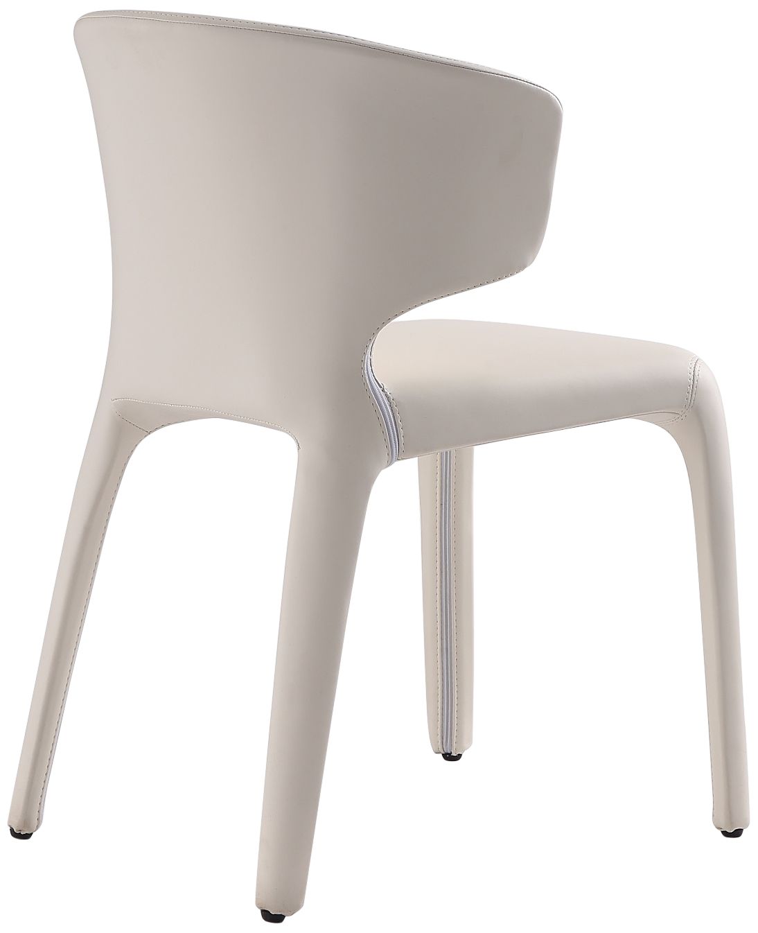 Conrad Cream Faux Leather Dining Chair (Set of 2)
