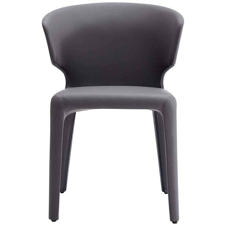 Image 5 Conrad Grey Faux Leather Dining Chair (Set of 2) more views