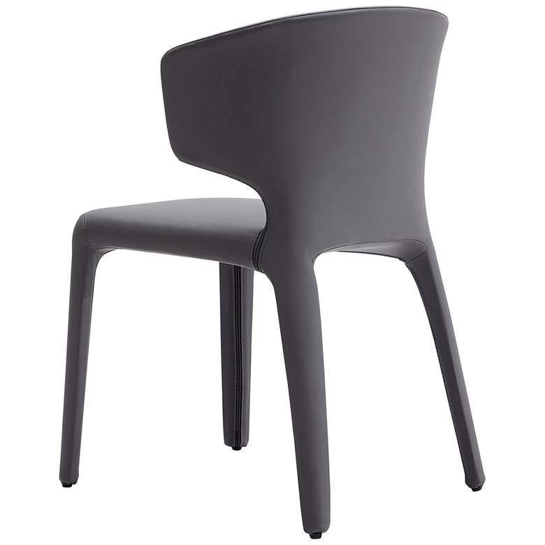 Image 7 Conrad Grey Faux Leather Dining Chair (Set of 2) more views