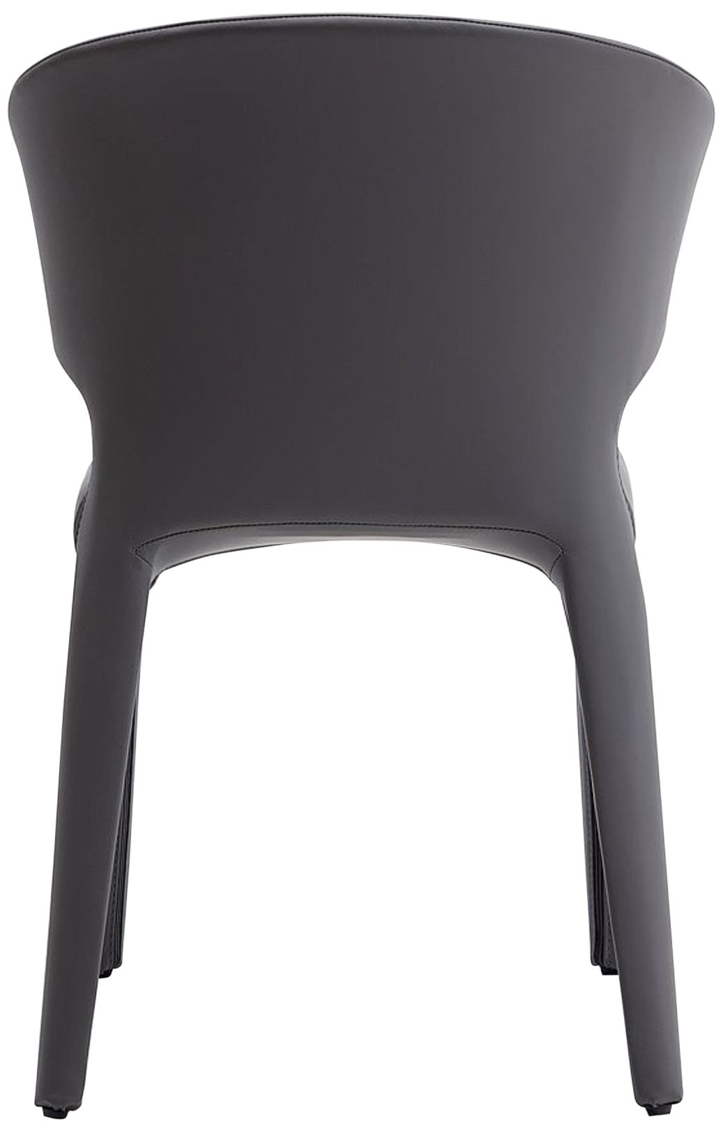 Conrad Grey Faux Leather Dining Chair (Set of 2)