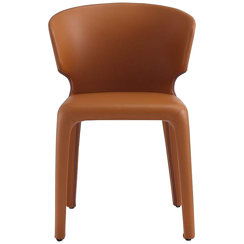 Image 6 Conrad Saddle Faux Leather Dining Chair (Set of 2) more views
