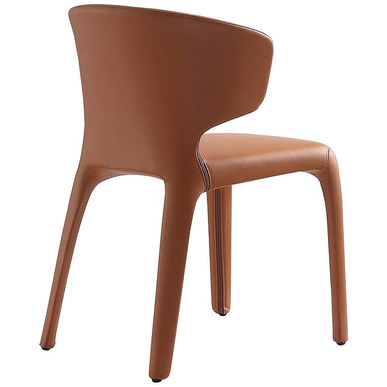 Image 7 Conrad Saddle Faux Leather Dining Chair (Set of 2) more views