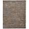 Conroe Abstract Hand Knotted Brown Area Rug 7'-9" x 9'-9"