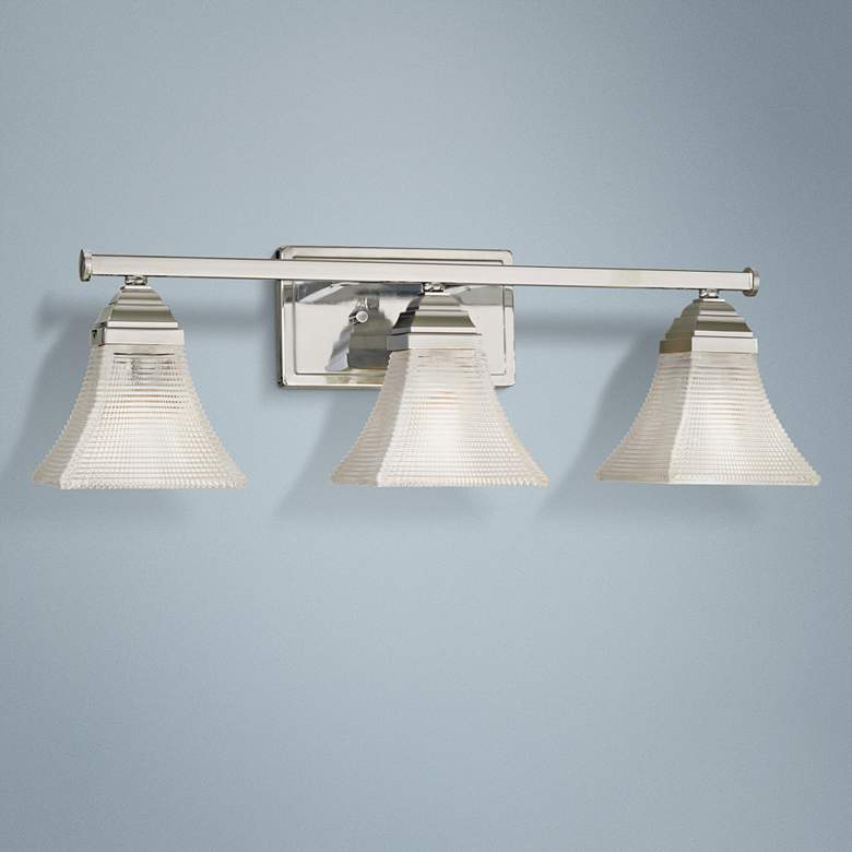 Image 1 Conspire 24" Wide Chrome 3-Light Bath Light