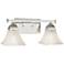 Conspire 7 1/4" High Chrome 2-Light Wall Sconce