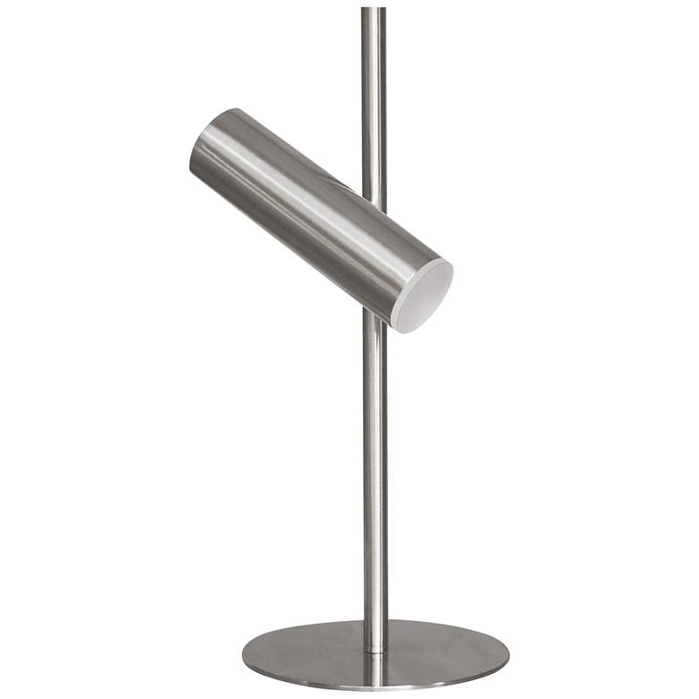 Image 2 Constance 19 3/4 inch High Satin Chrome LED Accent Table Lamp