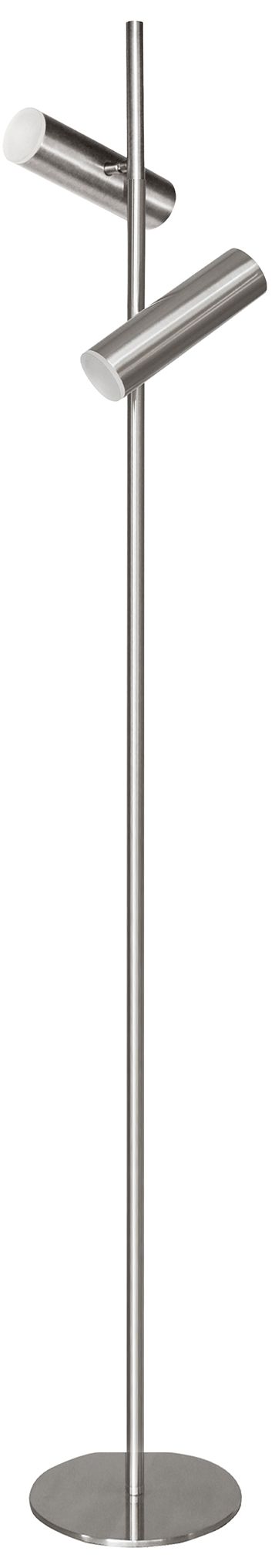 Image 2 Constance 62.25" High Satin Chrome Floor Lamp With Frosted Acrylic Diffuser