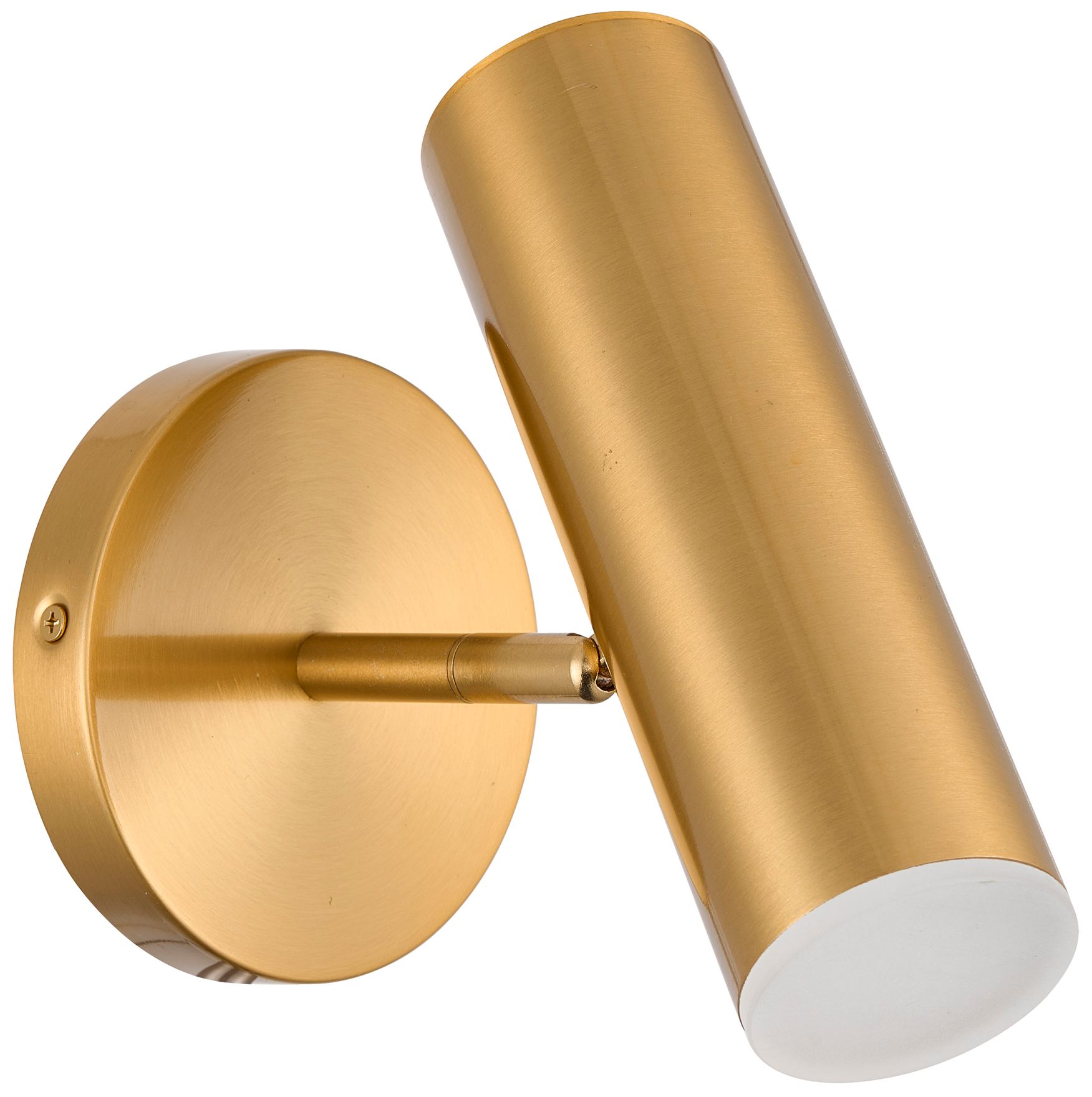 Image 2 Constance 7.75" High Aged Brass 6W LED Wall Sconce