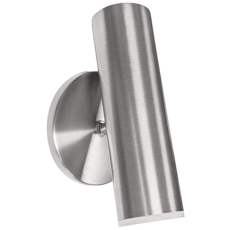 Image 1 Constance 7.75 inch High Satin Chrome 6W LED Wall Sconce