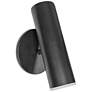 Constance 7 3/4" High Matte Black LED Wall Sconce
