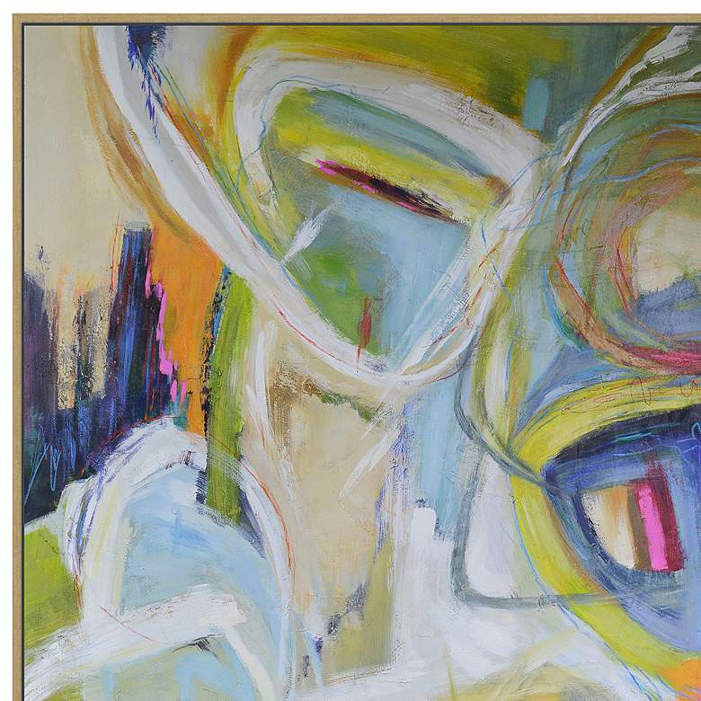 Image 2 Constant Knot 43 1/2"H Rectangular Framed Canvas Wall Art more views