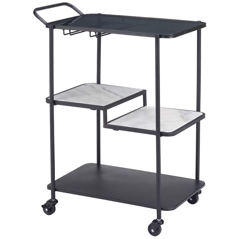 Image 1 Constanza Bar Cart Black