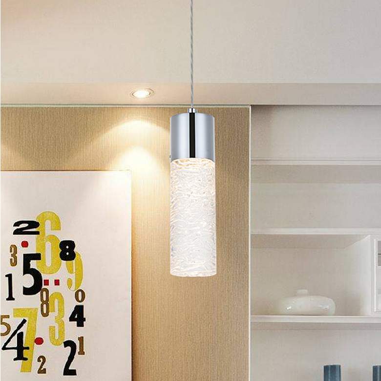 Image 1 Constellation 1 Lt Chrome Led Pendant