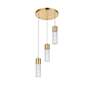 7_Constellation 11 3/4" Wide Gold 3-Light LED Mini Cluster Pendant more views