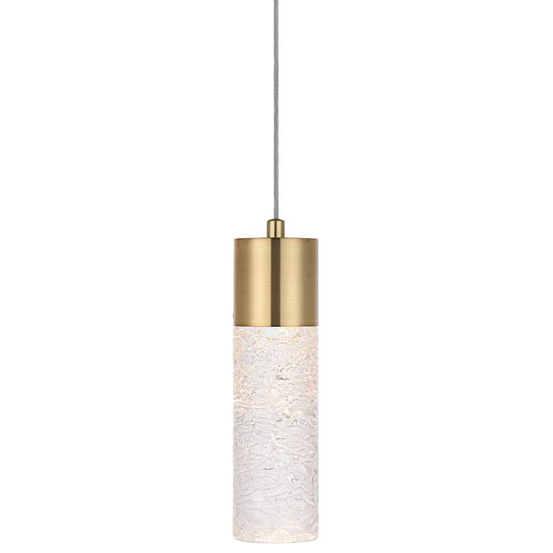 Image 1 Constellation 4 3/4" Wide Gold LED Mini Pendant