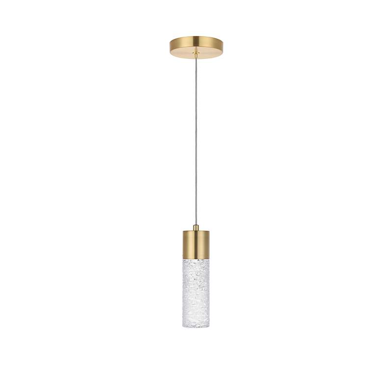 Image 4 Constellation 4 3/4" Wide Gold LED Mini Pendant more views