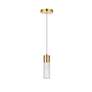 4_Constellation 4 3/4" Wide Gold LED Mini Pendant more views
