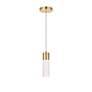 5_Constellation 4 3/4" Wide Gold LED Mini Pendant more views