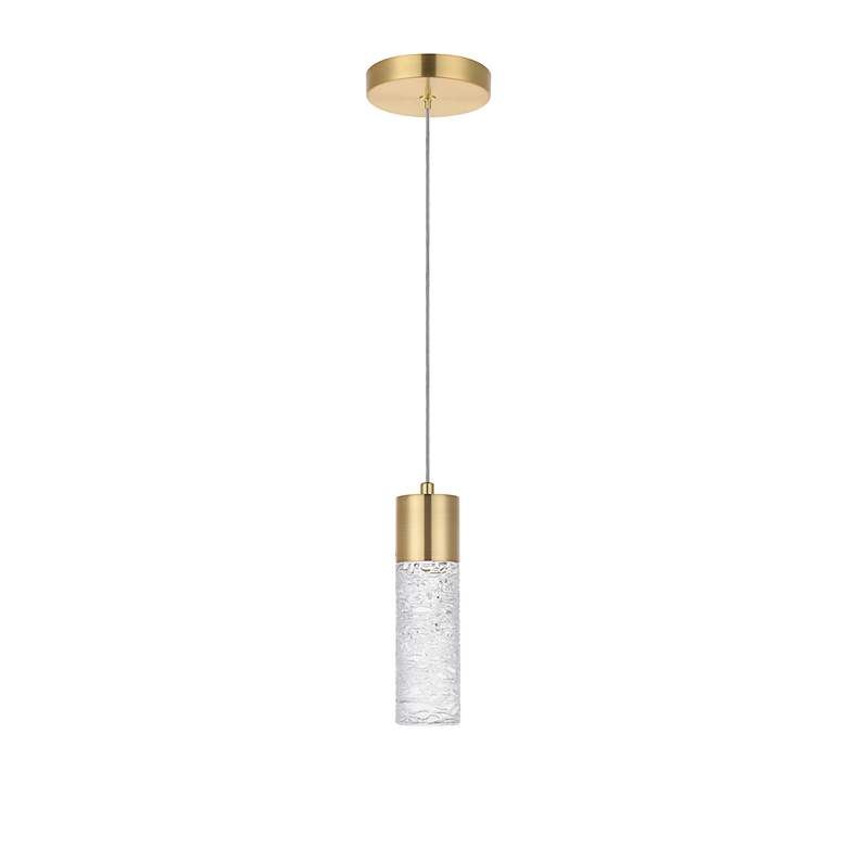 Image 6 Constellation 4 3/4" Wide Gold LED Mini Pendant more views