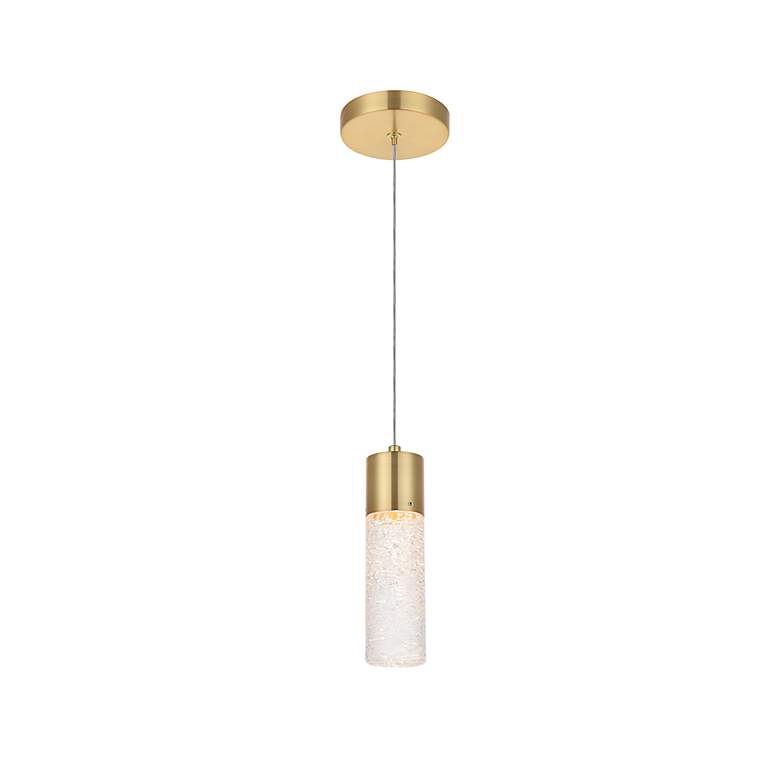 Image 7 Constellation 4 3/4" Wide Gold LED Mini Pendant more views