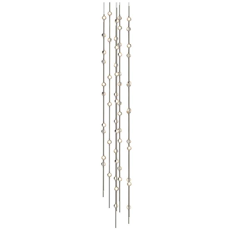 Image 1 Constellation - Andromeda 12" LED Tall Pendant - Nickel - Clear Acryli